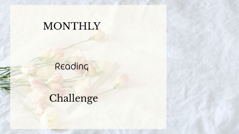 monthly reading challenge printable downloadable bingo card with book recommendations